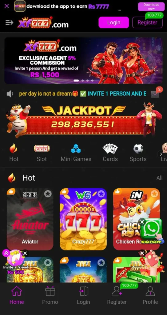 XF 777 Game is a lightweight Android gaming application that provides multiple entertainment options through a single platform. 